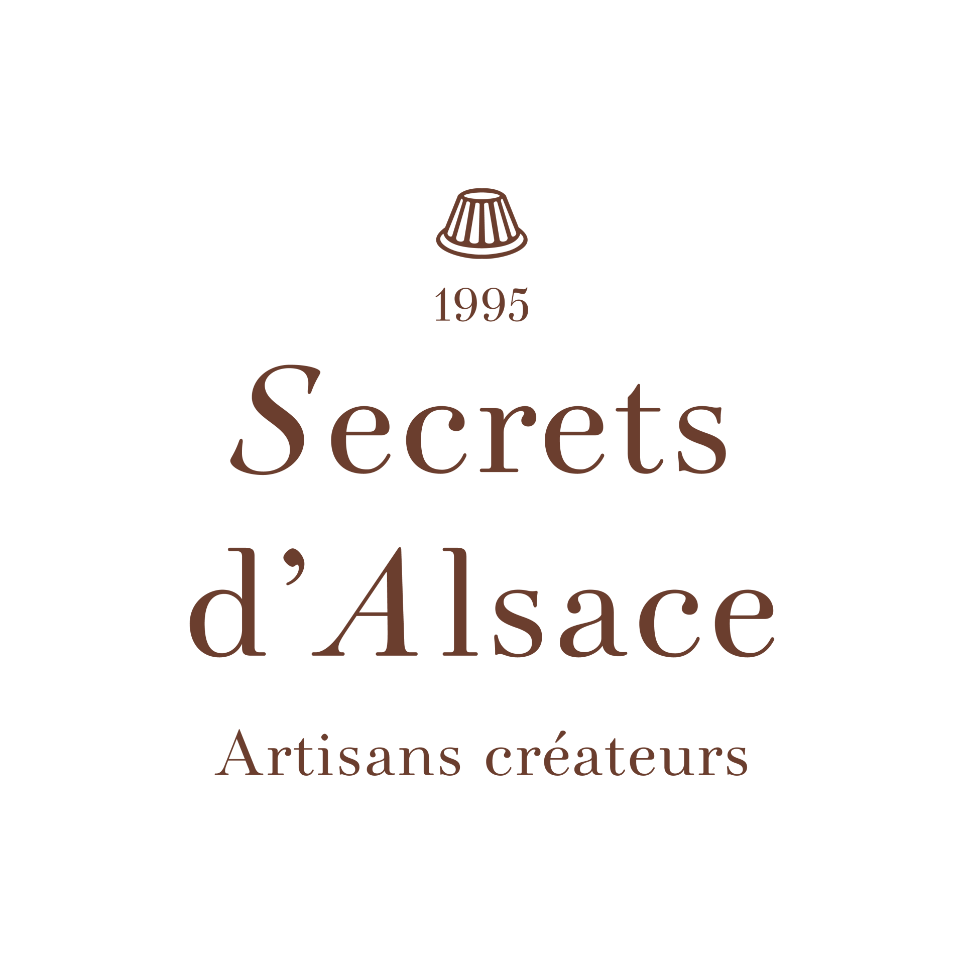 Logo Secrets d'Alsace, boulangerie spécialisée dans la vente de pain d'épices à Strasbourg cliente de Hellow Digital.